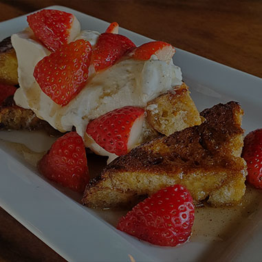 Strawberry Stuffed French Toast